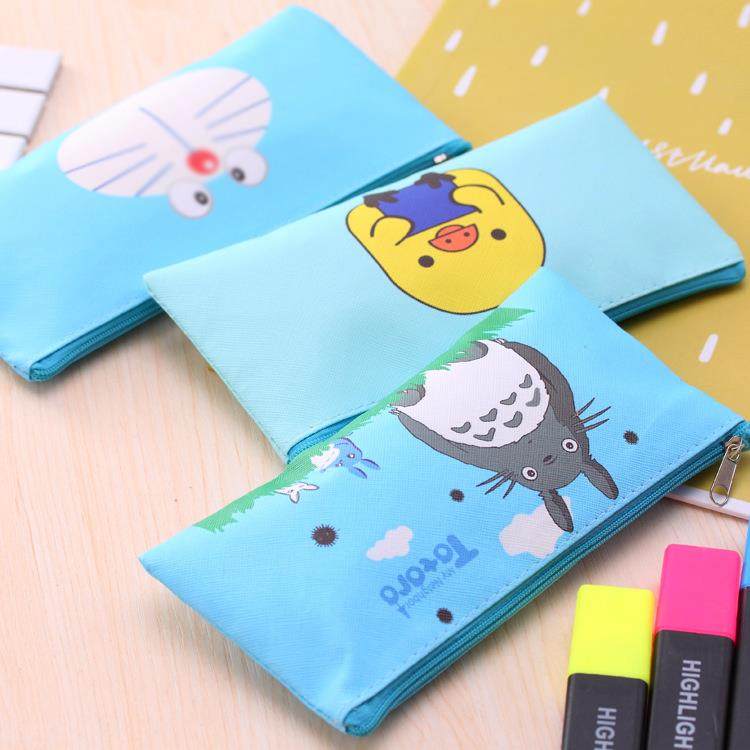 卡通帆布笔袋可爱创意牛津布零钱包文具袋小学生礼品文具盒铅笔袋,淘宝优惠券,粉丝福利购,淘宝优惠卷