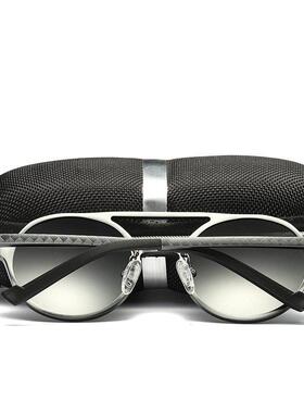 thewangs studioRound Polarized sunglasses for men Aluminum