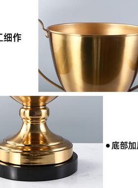 瓶摆件厅插花干花客北欧板样房创意TB-55901电视柜轻奢花金属奖杯