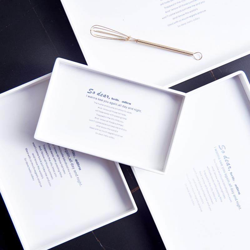 茶盘托盘长方形家用放茶杯塑料水果盘杯子创意客厅北欧轻奢ins风,淘宝优惠券,粉丝福利购,淘宝优惠卷