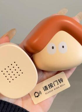 皮特露西门铃家用无线可爱入户开门提醒响声创意装饰乔迁新居礼物