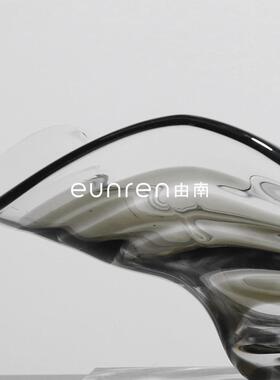 简约创意样板房间售楼处餐桌茶几玻璃水果盘收纳托盘软装饰品摆件