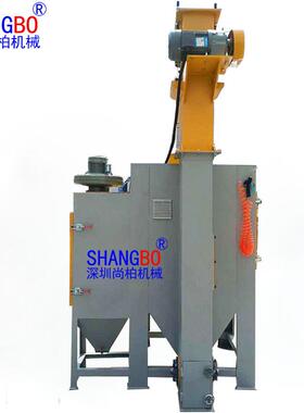 自动喷砂机厂家大量提升式滚篮自动喷砂机小工件批量去毛边
