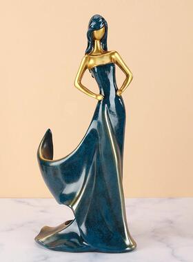 创意高档轻奢客厅红酒架摆件酒柜玄关装饰品家居餐边桌电视柜摆设