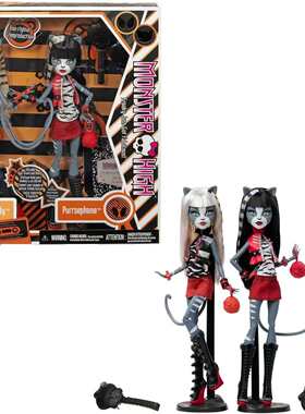 2025新款娃娃，歌剧收藏品复制品，配有娃娃架、日记和宠物蜘蛛