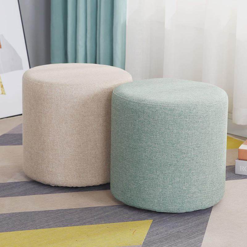 布艺小凳子家用矮凳脚踏圆凳简约客厅沙发茶几凳换鞋凳墩子小锦标,淘宝优惠券,粉丝福利购,淘宝优惠卷