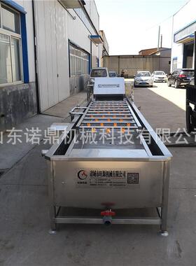 竹笋清洗机全自动净菜加工设备多少钱鼓泡式清洗机不锈钢大型