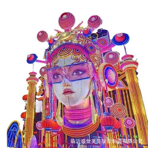 蛇年自贡工艺女神花灯 景区灯会彩灯打卡摆件 春节元宵节商用灯饰 - 图3