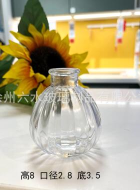 ins马德里透明装饰花瓶装饰摆件