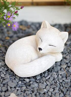 小猫咪花园摆件动物树脂工艺品庭院阳台动物摆设创意户外装饰布置