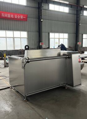 方形焯水锅肉制品加工焯水漂烫设备蔬菜杀青漂烫线自动翻筐焯水锅