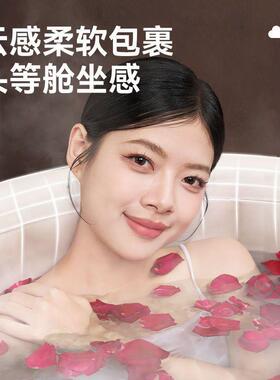 可浴缸云朵家用儿童自动成人泡澡桶折叠式充气式大人洗澡折叠浴桶