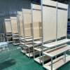 Aluminum profile storage rack assembled wardrobe coffee milk tea shop furniture diy overhead hole board display shelf