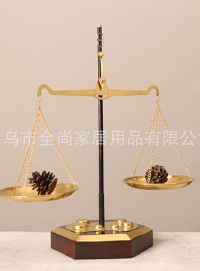 复古怀旧老式手玄工艺天平意0542工艺秤店铺橱窗关装铁饰品摆件创