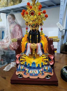 精品五爷护法财神像四海龙王菩萨树脂玻璃钢彩绘铸铜木雕生漆脱胎