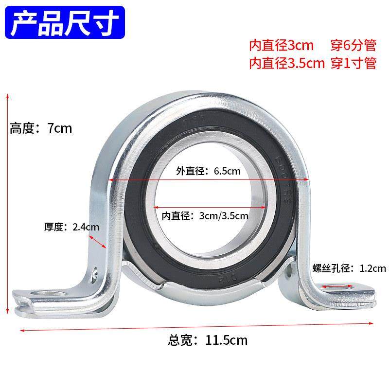 大棚放风口配件智能放风机安装支架轴承座滑轮热镀锌角铁卡子轴套,淘宝优惠券,粉丝福利购,淘宝优惠卷