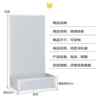 Perforated board shelf display rack storage standing wall-mounted floor-standing socks jewelry storage rack with bracket