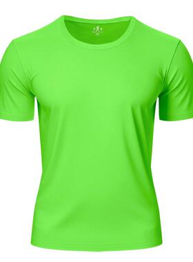 Men’s solid-color basic T-shirt pack, breathable and moistu