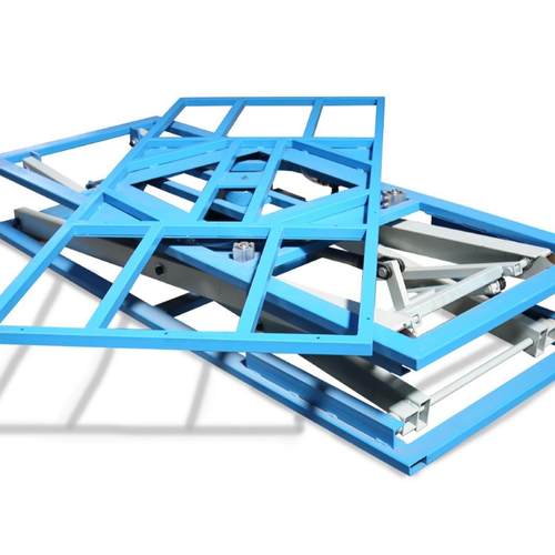 沙发升降工作台剪叉式升降台气动升降台气压升降工作台沙发床垫用 - 图0