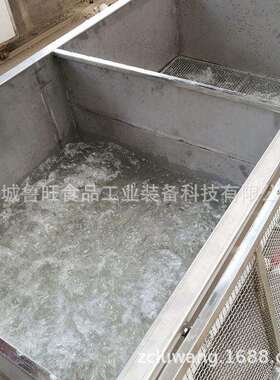 压气泡清洗机 辣椒深加工气泡冲浪清洗机  四槽控气泡清机