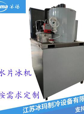 江苏冰玛海鲜1T制冰机片冰机1000公斤商用大型超大产量鳞片制冰机