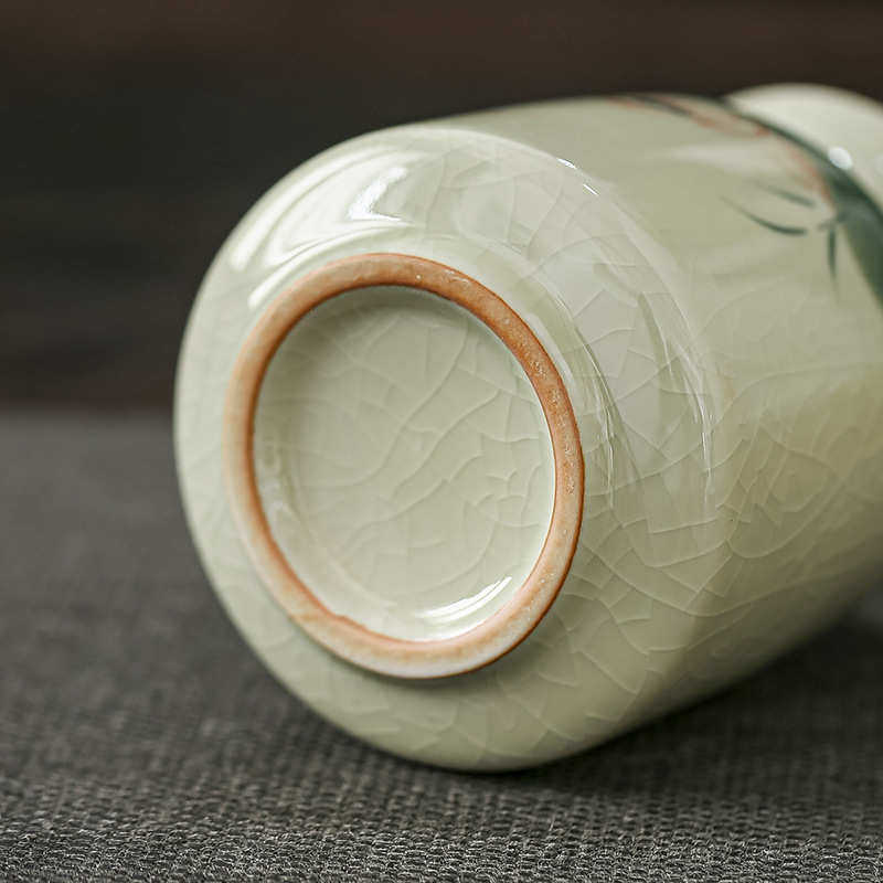 釉下手绘荷花茶道六君子套装黑檀木茶具茶道配件家用茶夹茶刀泡茶,淘宝优惠券,粉丝福利购,淘宝优惠卷