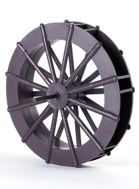 庭院造景布置水轮水车转轮鱼缸假山流水造景室内户外喷泉摆件配件