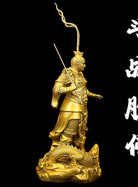 黄铜斗战胜佛摆件齐天大圣孙悟空斗战胜佛美猴王家居客厅办公室