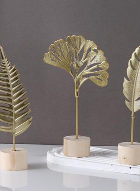 客厅电视柜摆件轻奢高档2025新款北欧风轻奢金属工艺品创意家居客