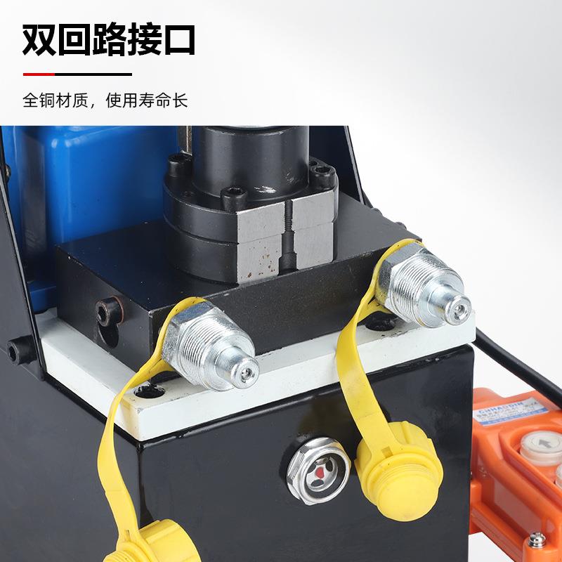 充电液压泵双回路小泵便携式插电高压泵浦GYB-63D液压机70MPA压力 - 图1