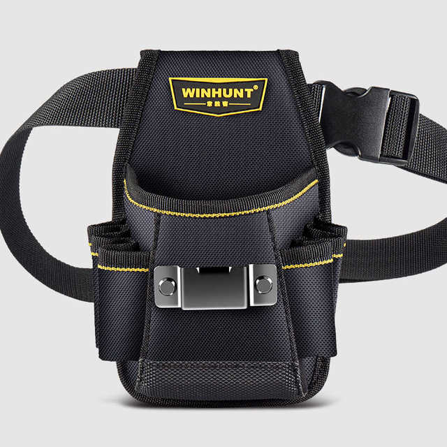 Frequently Scandal Electrician Tools Waist Hanging Package Sturdy and Durable Maintenance Portable Small Multifunctional Hardware Storage Tool Set Bag