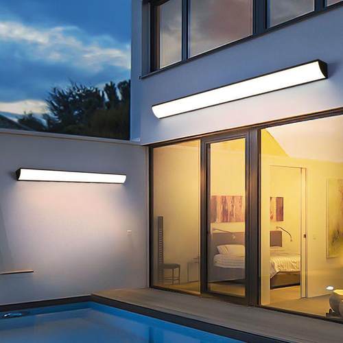 户外防雨壁灯客厅墙上明装阳光房室外灯长条led灯阳台 - 图0