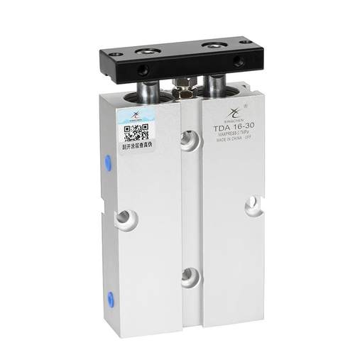 星辰气动TN/TDA10/16/20/25/32-30/40/50/60/70x75-S双杆双轴气缸 - 图3