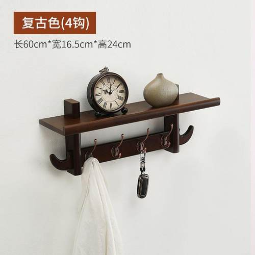 正品挂架厅壁挂墙上衣实木物衣帽架玄置关客简约挂衣钩卧室创意衣 - 图0