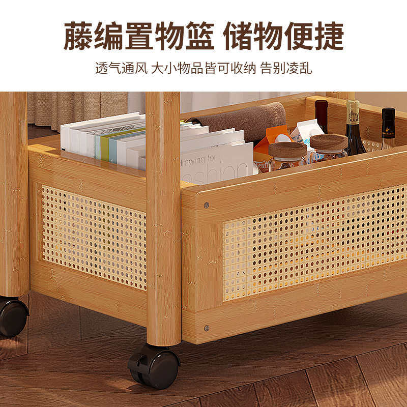 实用小推车移动茶几客厅沙发侧边柜卧室床头桌阳台创意置物架角几,淘宝优惠券,粉丝福利购,淘宝优惠卷