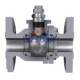 Switch high temperature Q641F-16P stainless steel flange signal feedback cut off AT pneumatic soft seal ball valve bidirectional