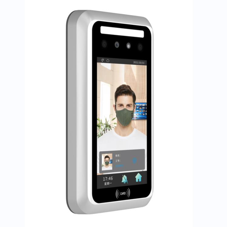 Touchable dynamic face machine, 5-inch face recognition attendance machine, dynamic face access control machine, face card swiping machine