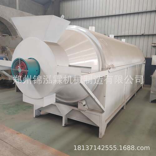转筒式玻璃烘干机海沙热风干燥机全自动砂石烘干设备 - 图0