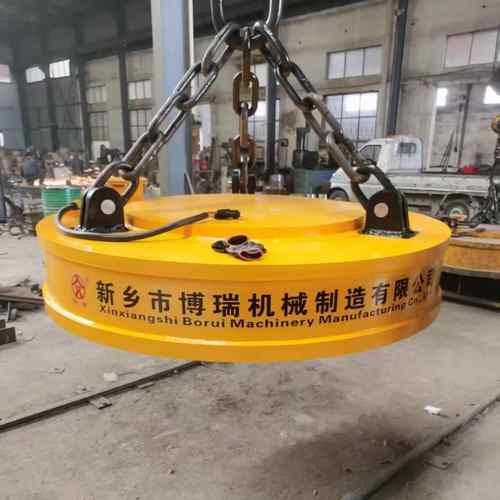 厂家现货供应电磁吸盘废钢废铁厂圆形强力叉车挖机用磁铁高频强磁 - 图0