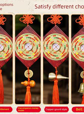 三和指南针挂件高精度专业黄铜便携综合盘3英寸5英寸指南针挂件