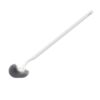 Bathroom toilet long handle soft bristle toilet brush
