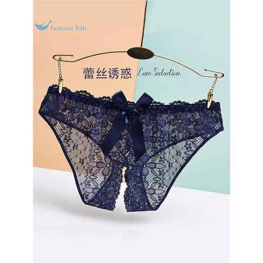 Nuevo Tanga caliente de encaje de órgano sexual para mujer, ropa interior divertida para parejas femeninas, conjunto de tentación de ropa interior para mujer