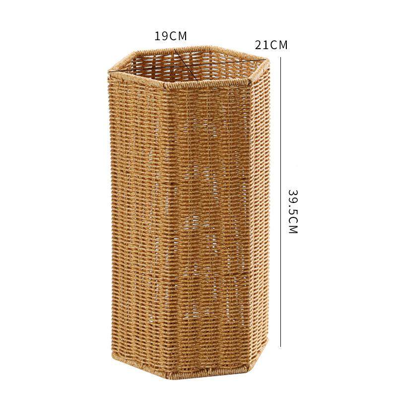 仿藤伞架伞桶酒店客厅家居创意雨伞收纳桶欧北花盆套瑜伽垫收纳筐,淘宝优惠券,粉丝福利购,淘宝优惠卷