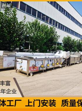 鲜玉米漂烫杀青机果冻巴氏杀菌线土豆粉米粉米线凉粉低温杀菌设备