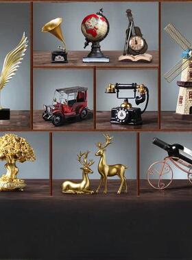 书柜覆古小饰品组合套饰品留声机客厅欧式无障碍豪华酒柜装饰柜