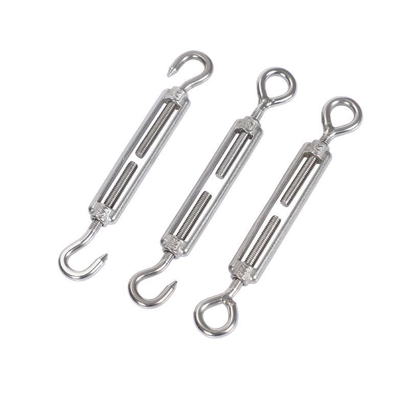 不锈钢花篮螺丝花篮螺栓钢丝绳拉紧器不锈钢开体花兰螺栓收紧器 - 图3