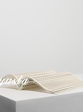 电视柜桌面书架简约复古法式金属书架摆件样板间茶几书房别墅桌面