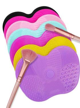 Cosmetic Cleaner Make Up Washing Brush Gel Cleaning Mat Sili