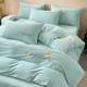 Thickened anti-static double-sided milk velvet four-piece quilt cover coral velvet sheet quilt cover flannel winter bedding