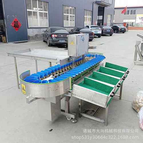 重量分选机果蔬海产品盒式分选设备牡蛎海参转盘式全自动分拣机 - 图2